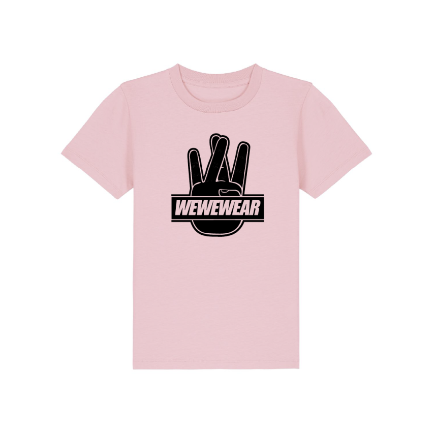 tee-shirt coton pink wewe...